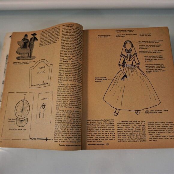 Popular Needlework And Crafts December 1974 Vintage Patterns - Picture 6 of 9